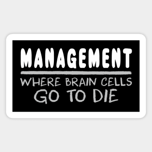 Management Parody Sticker